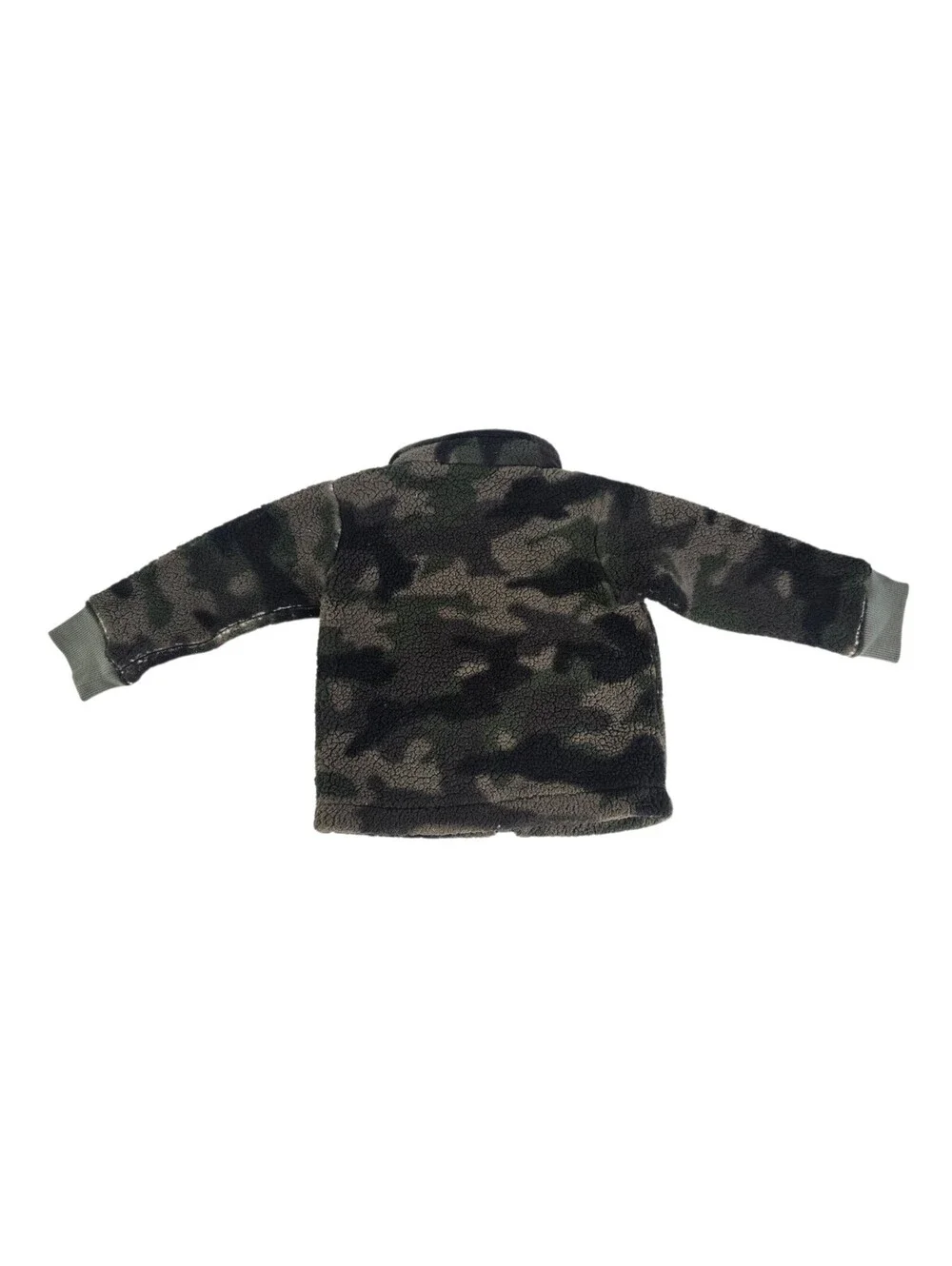 Columbia Boys 2T Rugged Ridge II Printed Sherpa Full Zip, Black Mod Camo Jacket